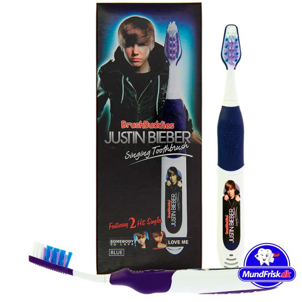 Justin Bieber Singing Toothbrush Buddies - Børnetandbørster MundFrisk.dk