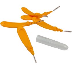 Spaltebrster 25 stk. Wisdom Proflex 0,45 mm. ISO 1 ORANSJE