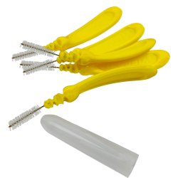 Gapborstar Wisdom Proflex 0,70 mm. ISO 4 GUL