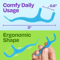Tandtrds-bjler Trueocity Extreme Clean Flossers 50 stk.