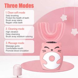 U-vormige elektrische tandenborstel voor kinderen - -. Smart