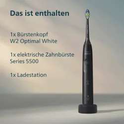PHILIPS Ladattava hammasharja Sonicare 5500 � Edistynyt soninen hammasharja terveemp��n ja valkoisempaan hymyyn