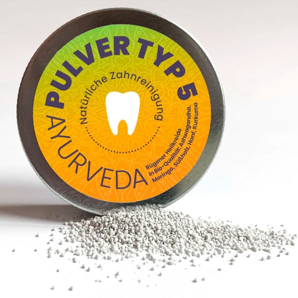 Naturlig Tandpasta Pulver Schettlers Typ 5 Ayurveda