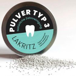 Naturlig Tandpasta Pulver Schettlers Typ 3 Lakrids