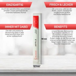 Wunder Tandstikker Apple 100 stk. Enkeltpakkede