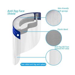 100 stk. Ansigtsvisir Skrme Med Skum