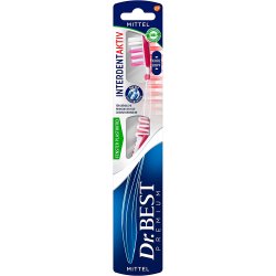 Dr. Best tandborste Interdent Active Medium Short Head