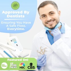 Bredygtige Tandtrdsbjler SmartLifEco Flosser Mint Indpakket 50 stk.