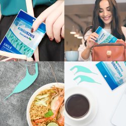 Tandtrdsbjler uden PFAS Kingubznis 50 stk. Floss Picks