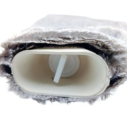 Varmvattenflaska Pls + tofsar 2 ltr.