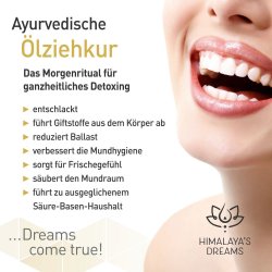 Oil Pulling kologisk Himalaya's Dreams Ayurveda SHAKTI Mundskyl