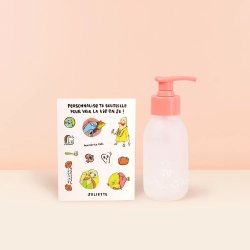 Naturlig barntandkrm Pimpant Jordgubbspumpflaska + 4 pfyllningar