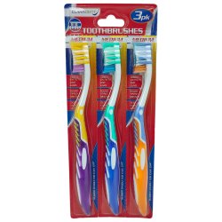 Tandborstar 3 st. Claradent Vuxen Medium