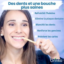 Miswak Pinde 18 stk. ORINKO Siwak Sticks 100% Naturlig Tandbrste