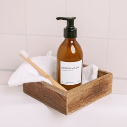 Naturlig Tandpasta Jondi &amp; Moon Menthol Pumbeflaske 250 ml.