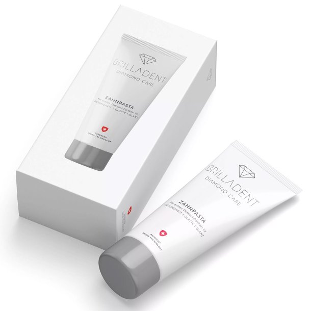 Tandblekning Tandkrm Brilladent Diamond Care 75 ml.