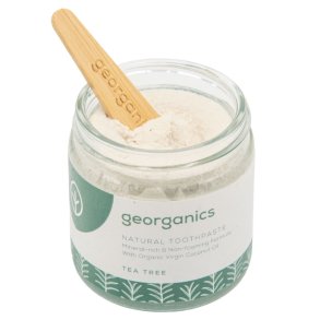Organisk mineraltandkrm Georganics Tea Tree Fluoride Free 120 ml