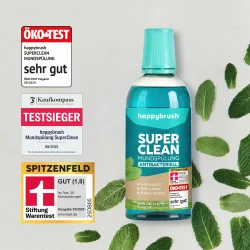 Happybrush SuperClean antibakteriel mundskyl � 500 ml