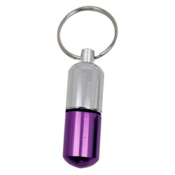 Pillertube Nyckelring Mini Pillbox