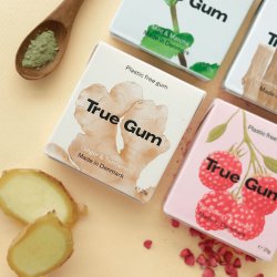 Luonnollinen purukumi True Gum Vadelma &amp; Vanilja