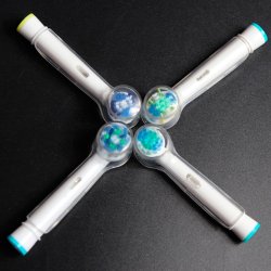 Beskyttelses-htter Etui Til Oral-B Brstehoveder 4 stk.