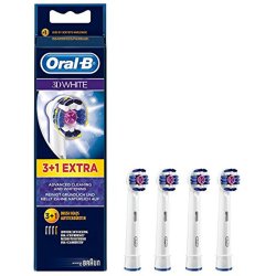 4 st. Oral-B 3D White borsthuvuden - 3+1