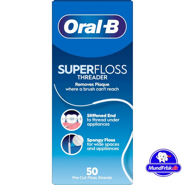 Oral-B SuperFloss Threader tandtrd 50 st.