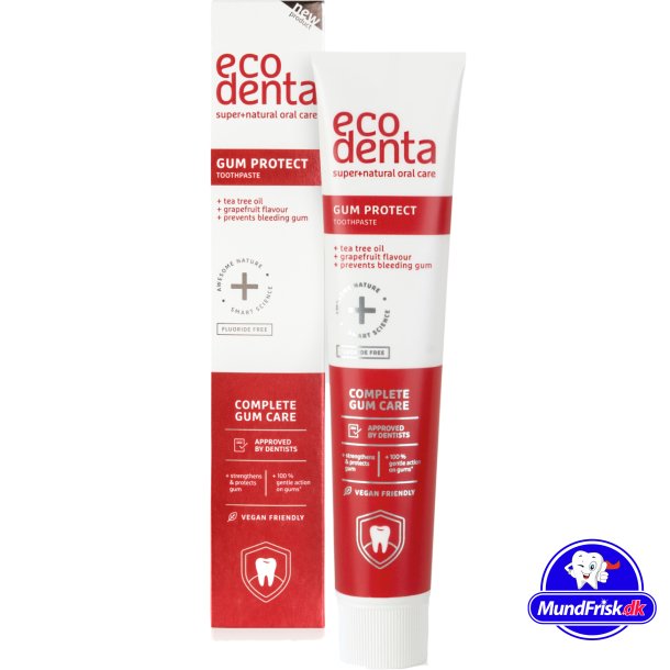 Naturlig Parodontit Tandkrm ECODENTA Tea Tree Gum Protect 100 ml