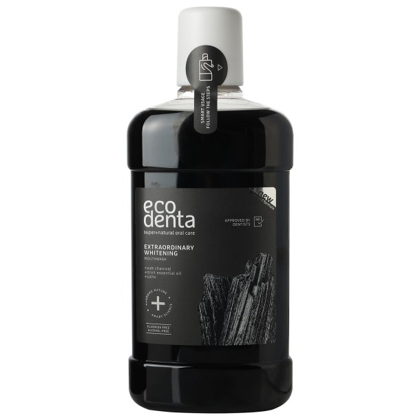 EcoDenta Munvatten CHARCOAL Extraordinary Whitening 500 ml