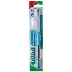 GUM Soft Technique+ Compact 491 Tandborste med mjuka borst