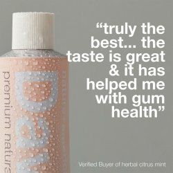 Naturlig Whitening tannkrem DAVIDS Herbal Citrus &amp; Peppermint 149g