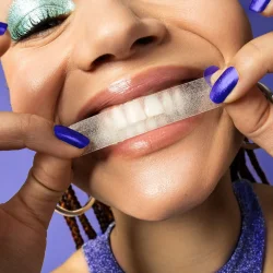 POP Juicy Apple Teeth Whitening Strips med PAP &amp; Hydroxyapatit  7 behandlinger
