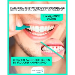 Mellemrumsbrster ORAL PREVENT 6 stk. Smart Grip 0.45 mm ISO 1