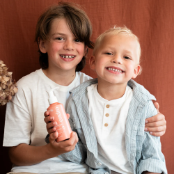 Naturlig barntandkrm ENDRO Red br Fluorid Aluminiumbehllare med pump 175 g