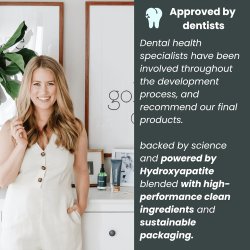 NUDGE Naturlig Hydroxyapatit Whitening Tandkrm + Tandblekningspenna