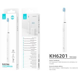 Techancy Uppladdningsbar Eltandborste inkl. 2 Borsthuvuden