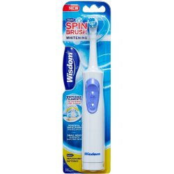 Batteritandborste WISDOM Spinbrush Whitening el-tandborste