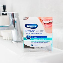 Tandblekning Strips WISDOM Intense White Enamel Boost 3 Days Express 6 st