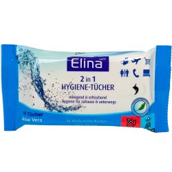 ELINA Vdservietter Aloe Vera Desinfektion Til Hnder og Overflader