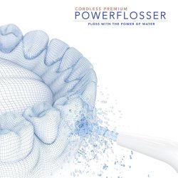 EKULF PowerFlosser Premium Trdls Mundskyller Black Edition