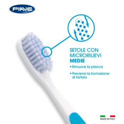 PIAVE Experience Experience Anti-Tartar � Tandborste med strukturerade borststr�n (medium) 1 st.