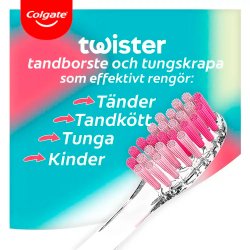 COLGATE Tandb�rster 4 stk. Twister Design Edition Soft