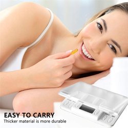 Pille�ske med Alarm - Timed Reminder Pill Box