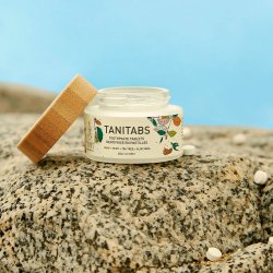 Natuurlijke Tandpastatabletten met Hydroxyapatit &amp; Xylitol TANITABS Fresh Mint Herbruikbare Pot 124 stuks