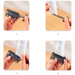 Tubeklemme Sort Tubepresser Dispenser