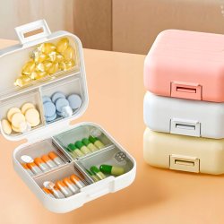 Praktisk og kompakt pilleboks � perfekt til hverdag og reise