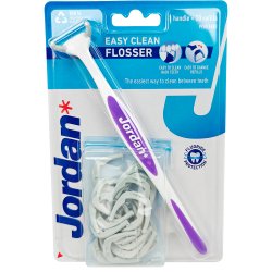 Jordan Easy Clean Flosser Tandtr�dshandtag + 21 refill-huvuden