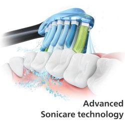 PHILIPS Sonicare DiamondClean 9000 Brosse à dents électrique Aquamarine incl. étui de voyage
