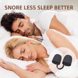  SnoreReduze Dilator N�seudvider i Silikone (Mixpakke 3 forskellige st�rrelser) - for Bedre S�vn &amp; Mindre Snorken