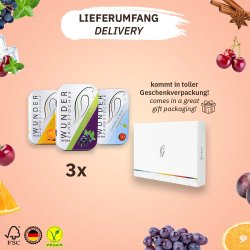 Wunder Tandstikker Med Smag Tasty Sampak 3 x 100 stk.
